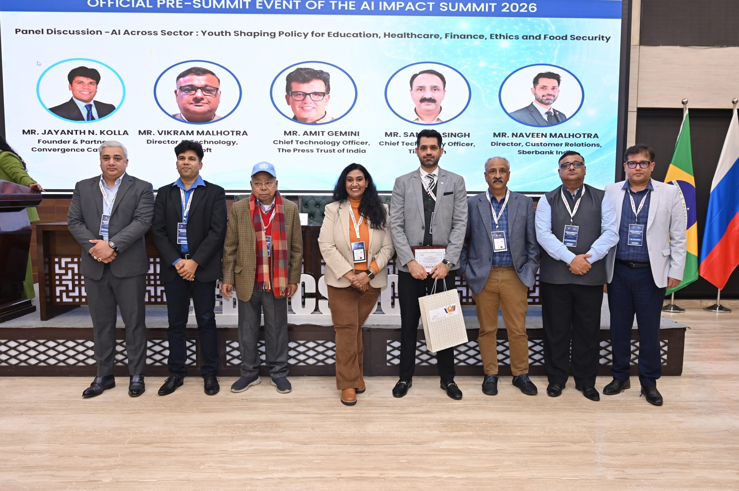 Moderating a Panel Discussion and hosting a Fireside Chat BRICS Ai Summit January 2026 -3