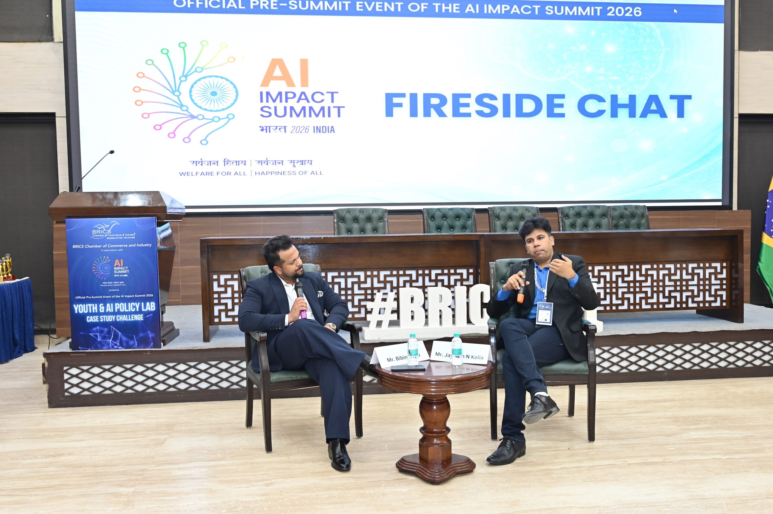 Moderating a Panel Discussion and hosting a Fireside Chat BRICS Ai Summit January 2026 -4
